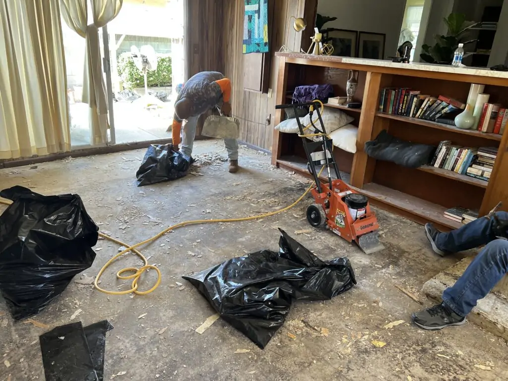 Los Angeles Carpet Removal Serice, Laminate removal & Concrete Prep