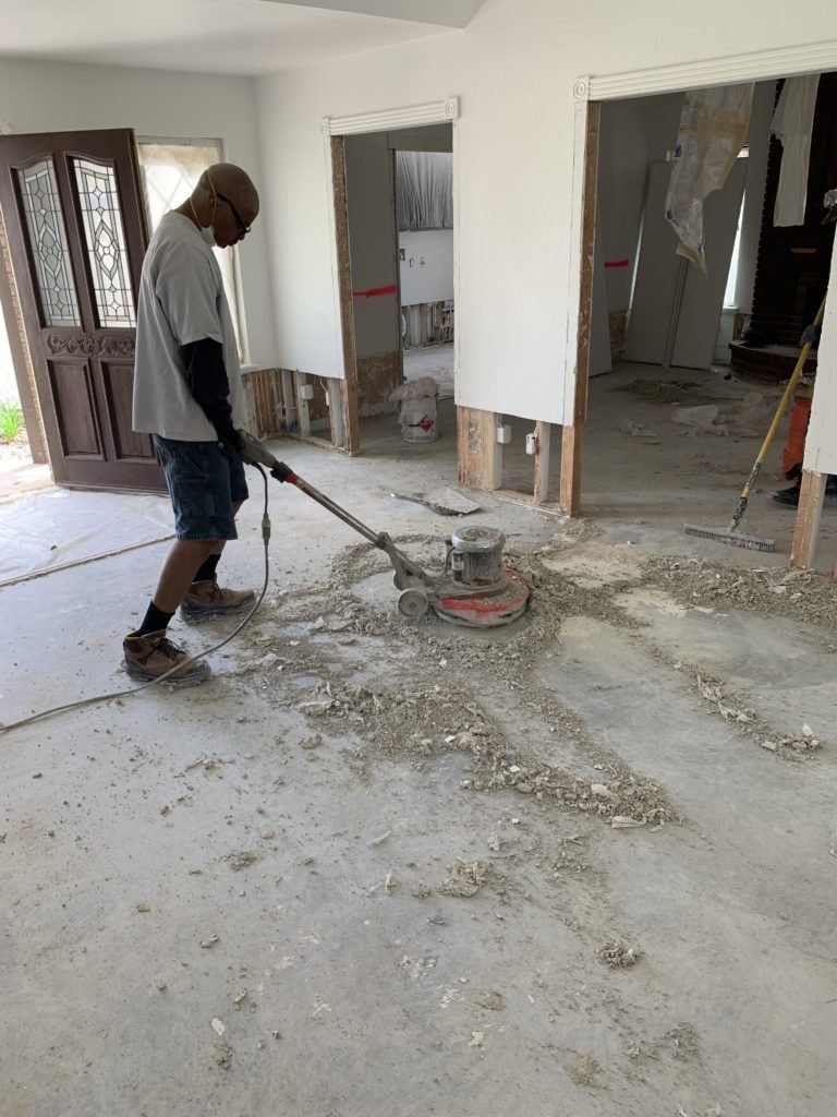 Sanding Subfloor